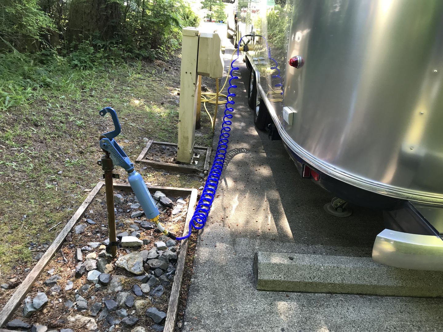 Customer photo review of RV Water Hose with AIR GEAR Storage Bag