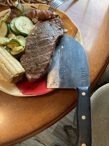Customer photo review of Nakiri™ - The Original Serbian Sarschach Steel Knife