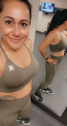 Liz S. review of Breathable High Waisted Leggings image 1 out of 1