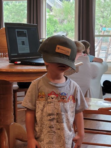 Customer photo review of Waxed Canvas Leather Patch Hat (LIMITED)