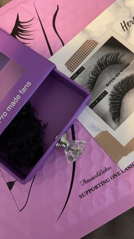 Customer photo review of 14D PRO-MADE VOLUME FANS 0.03 SINGLE LENGTH 8-18MM