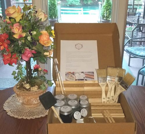 Customer photo review of Milk Paint 101 Workshop Kit