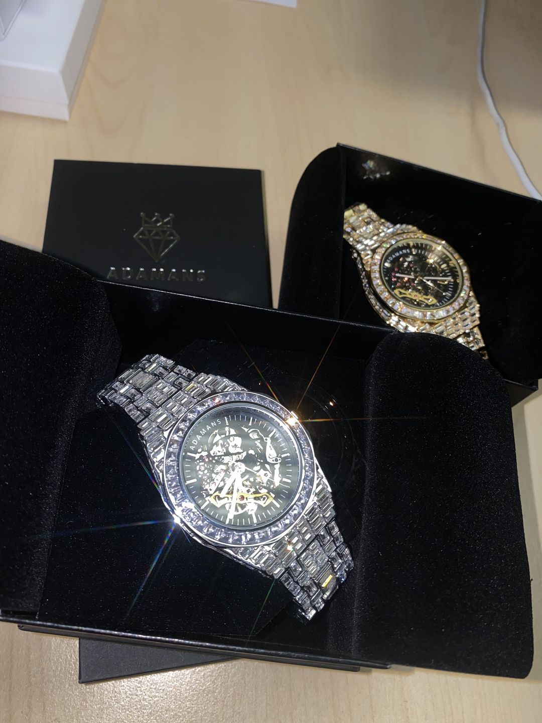 Customer photo review of Adamans Baguette Watch - Silver