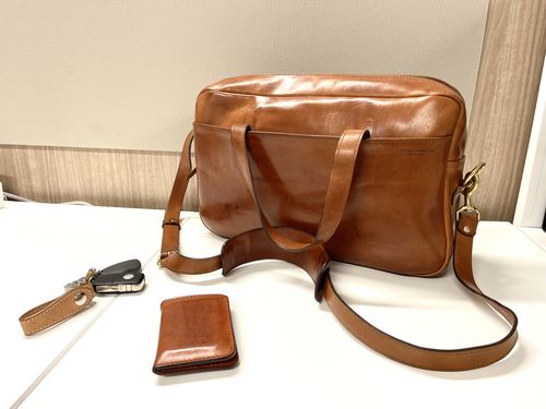 Customer photo review of No.71 | 'Natural Oak' Leather Key Piece