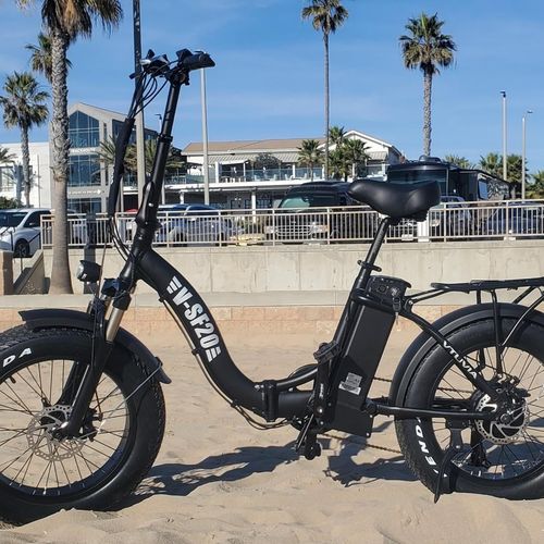 Customer photo review of VTUVIA SF20 Step Through 20 Inch Folding Fat Tire Electric Bike, 750W Motor, 48V 13AH Removable Battery-Add To Cart Get 50OFF