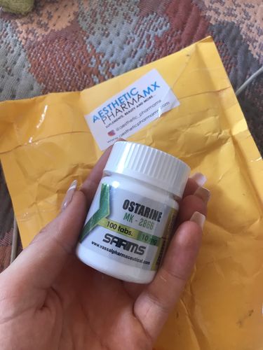Reseña con foto de un cliente sobre Ostarine MK-2866