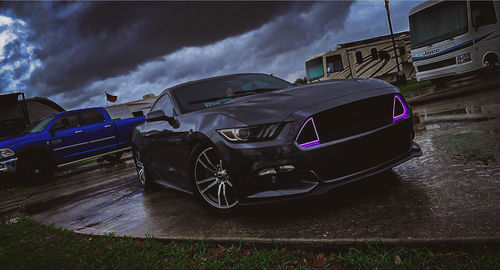 Customer photo review of 2015-2017 Ford Mustang GT DRL Waterproof Grill Lighting Kit (RGBWA / Flow Series)