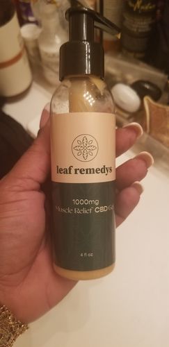 Customer photo review of 1000MG CBD Cooling Gel Extra Strength