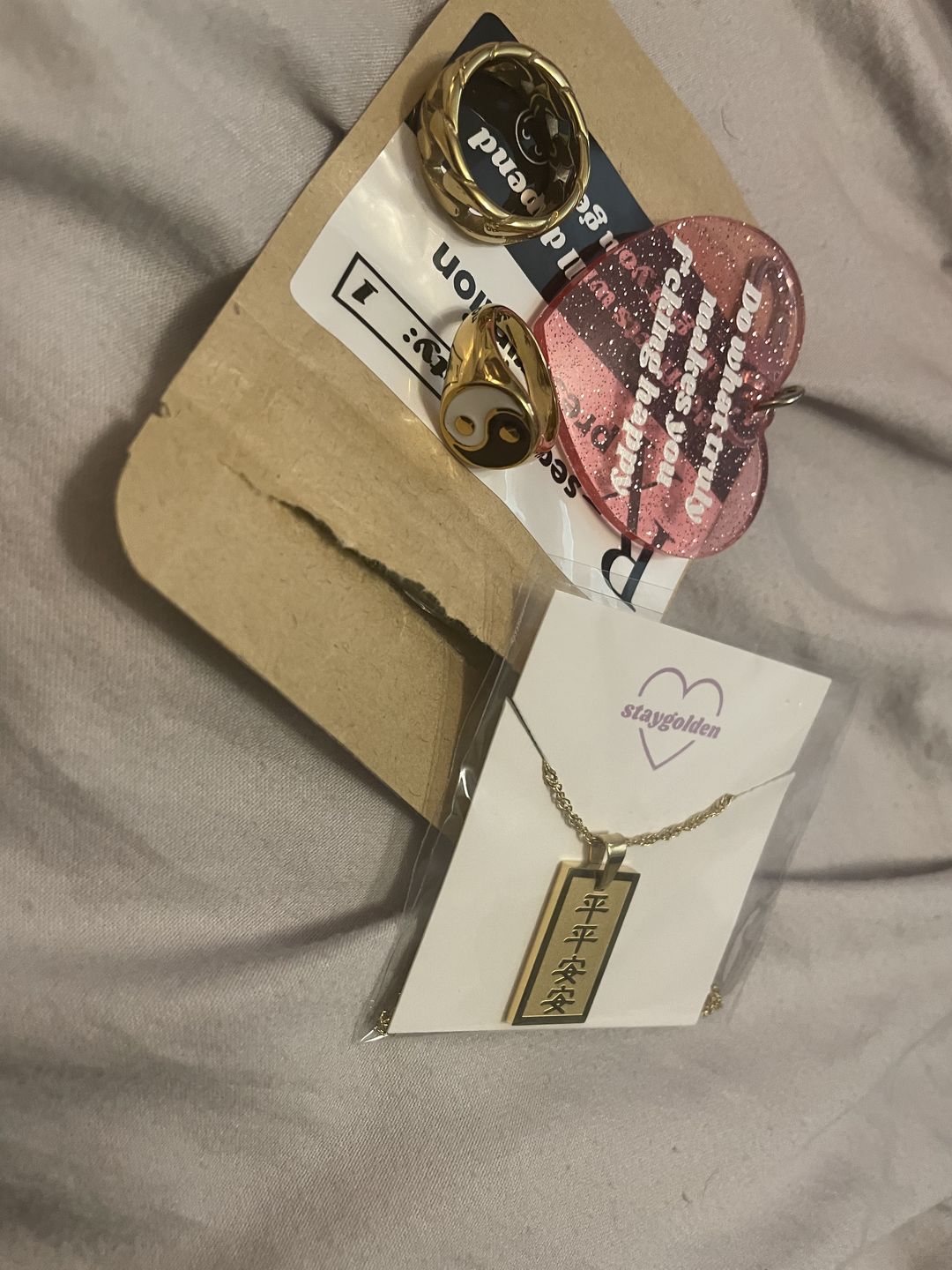 Customer photo review of Safety Good Luck Charm