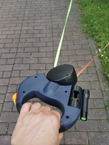 Customer photo review of Dual Retractable Dog Lead
