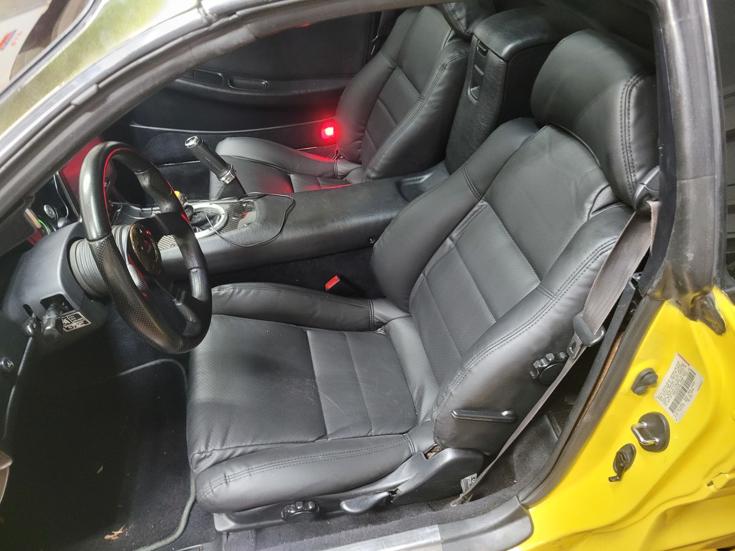 Customer photo review of MR2Heaven OEM Plus Seat Covers (Black, TAN, Black W/ Red Stitching, Black/Red Hybrid)
