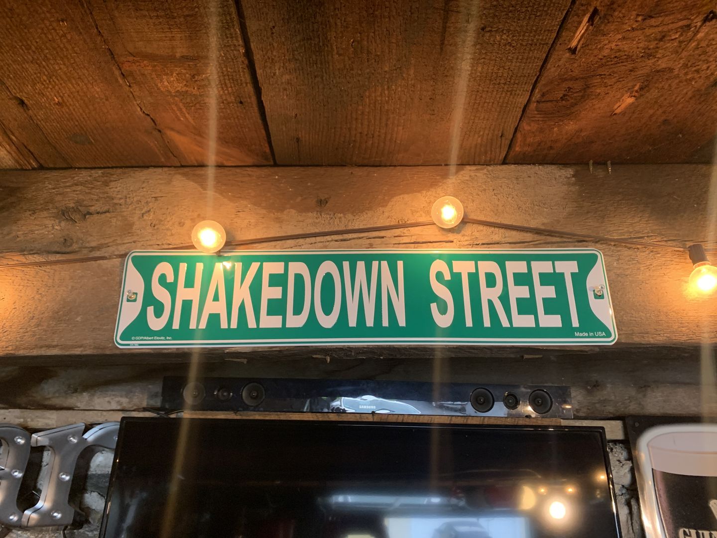 Customer photo review of Grateful Dead Shakedown Street Sign