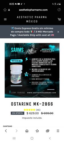 Customer photo review of Ibutamoren (MK-677)