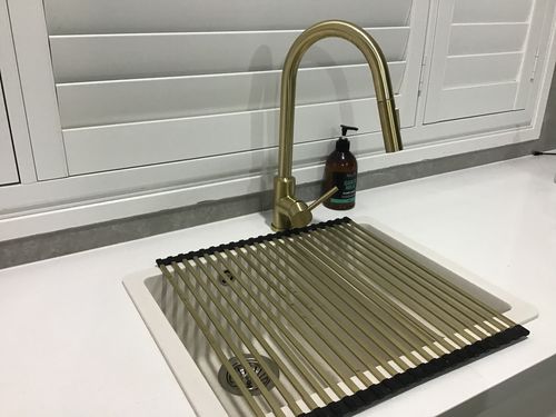 Customer photo review of Imperium Touch Control Dual Function Pull Out Spout Kitchen Faucet