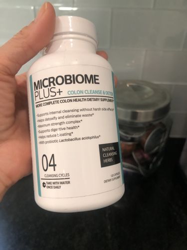 Customer photo review of Natural Probiotic Detox Capsules | Microbiome Plus+