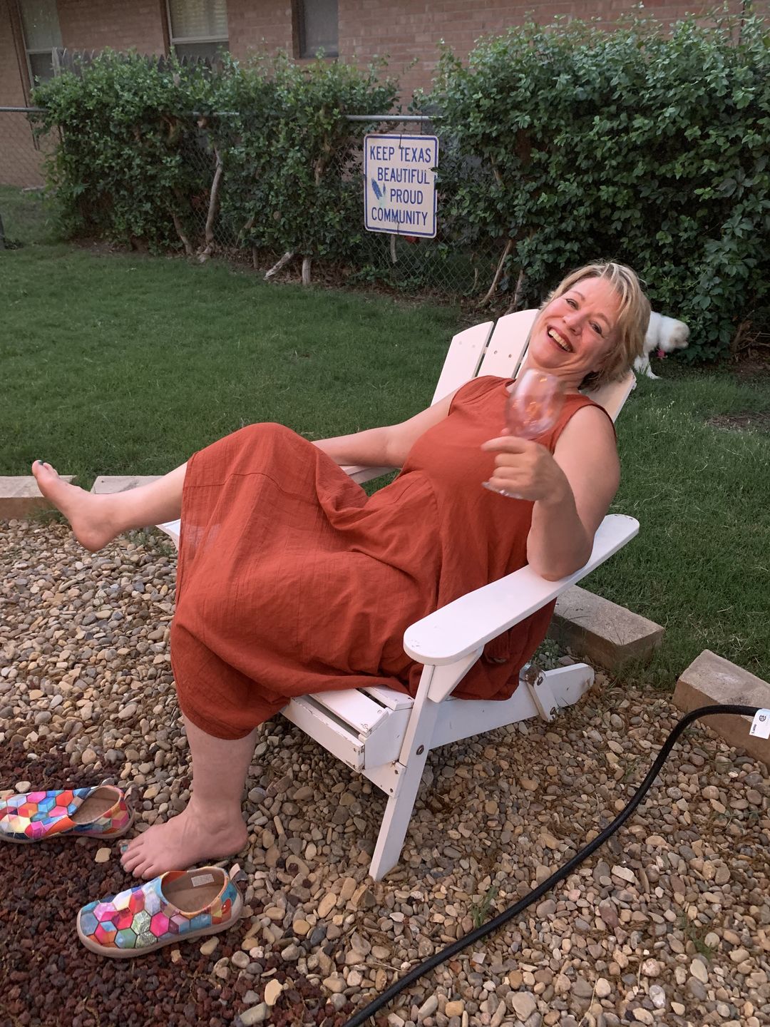 Customer photo review of Maxi Dress Wayan Rust