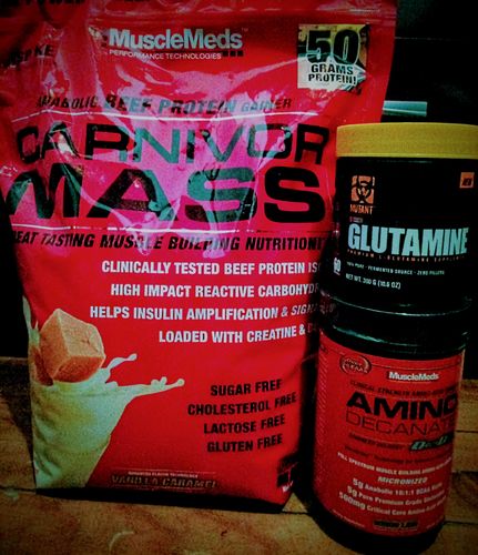 Customer photo review of MuscleMeds Carnivor Mass Ganador de Masa Carne 10 Lb