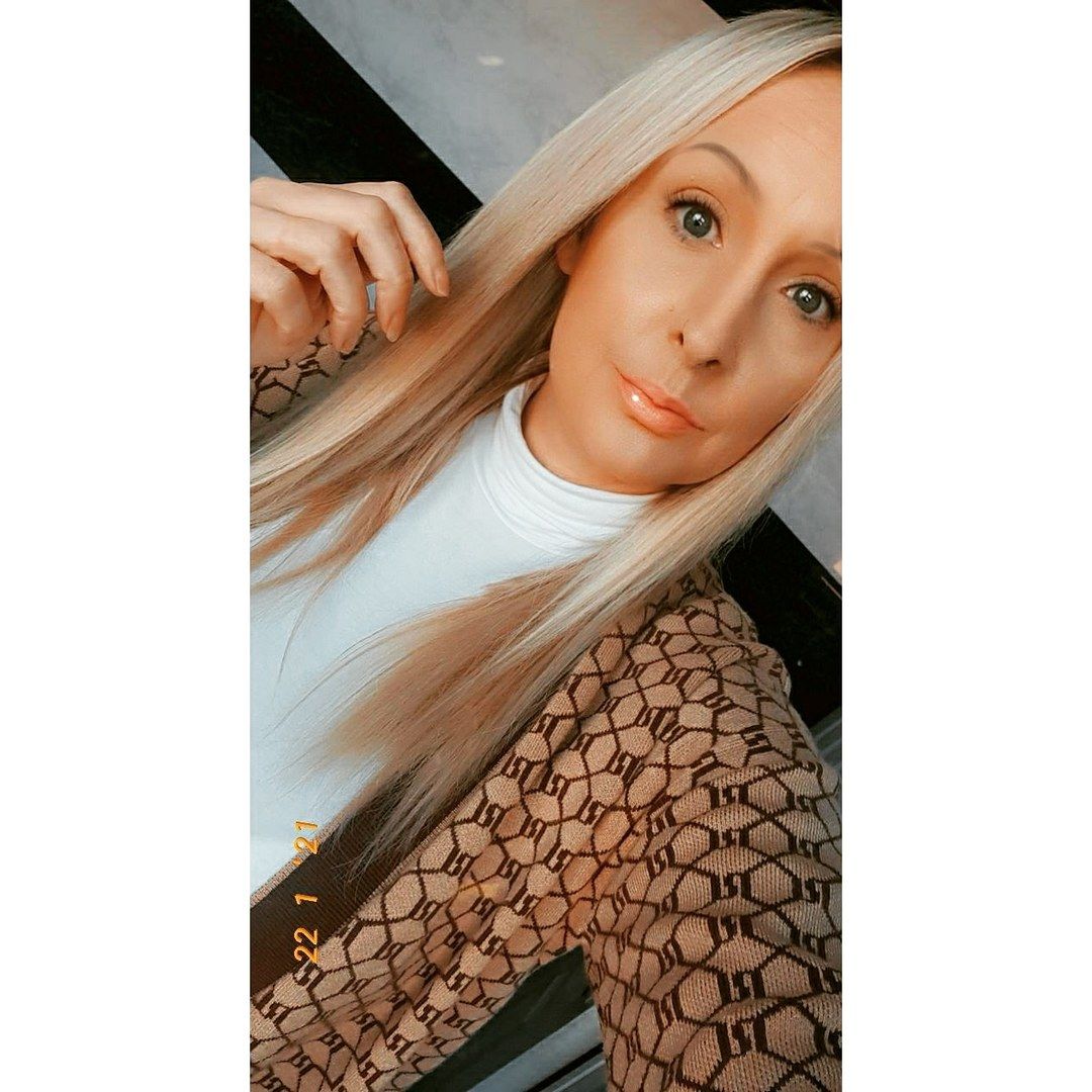Customer photo review of 16" Lace Clip-in Human Hair Extension (140g)