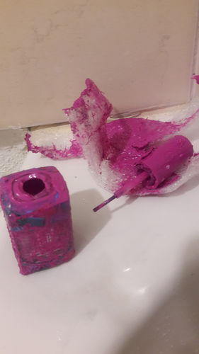 Customer photo review of Esmalte de Uñas Olé! Flamingo, Bikini