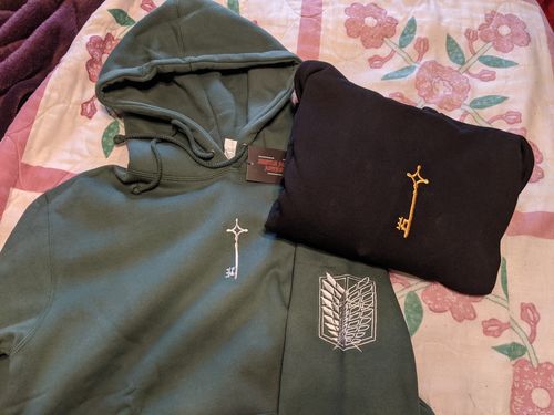 Customer photo review of AOT Alpine Green Hoodie