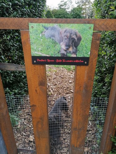 Customer photo review of Personalisierbares -Foto- Schild mit Text