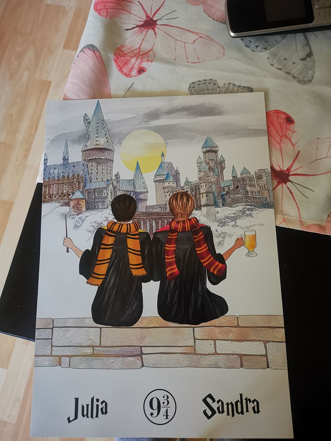 Customer photo review of Zauberinnen/Zauberer - Personalisiertes Poster