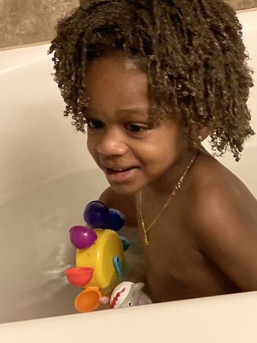 Customer photo review of Avocado & Banana Deep Conditioner 12 oz.