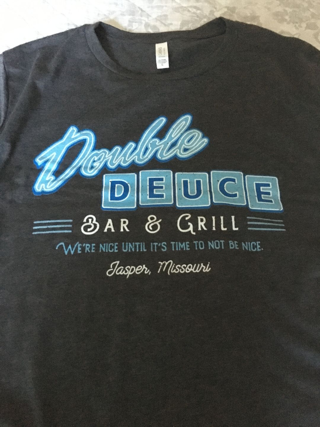Customer photo review of Double Deuce Men's/Unisex Super Soft Tee