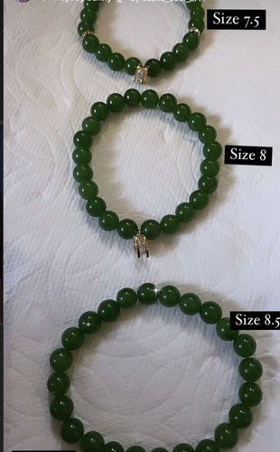 Customer photo review of 15" 6mm/8mm/10mm/12mm green Malaysian jade Round beads gemstone
