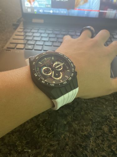 Customer photo review of Speedtrap - Black Swiss Sport Chrono Watch