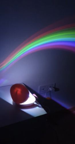 Customer photo review of Vespani Rainbow Projector
