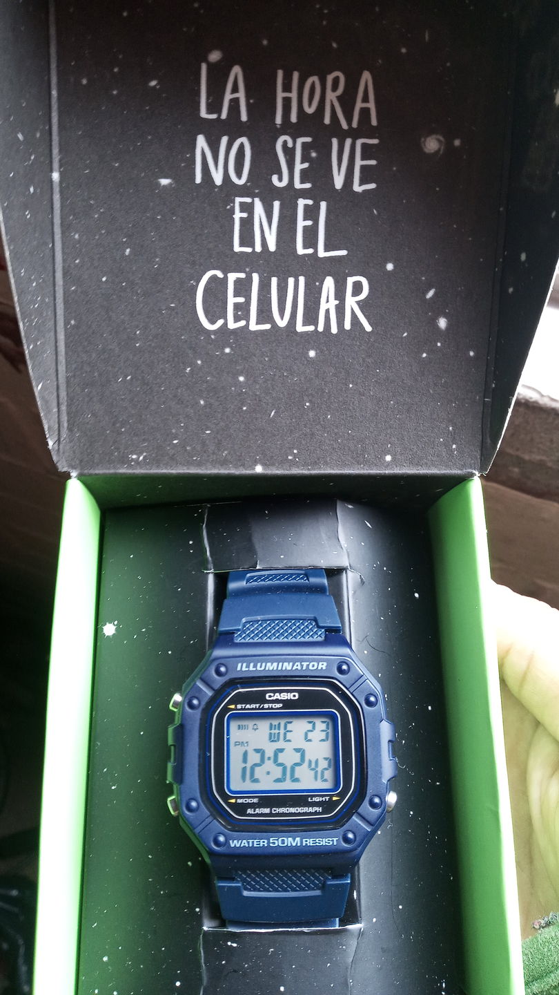 Customer photo review of Reloj Casio Vintage W-218H-2AVDF Azul