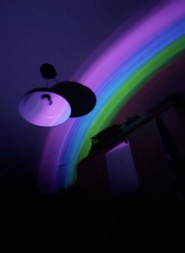 Customer photo review of Vespani Rainbow Projector
