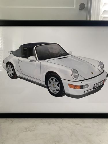 Customer photo review of Custom Car Portrait