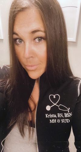 Customer photo review of 5998 | Women's Conway Flatback Rib Nurse Jacket