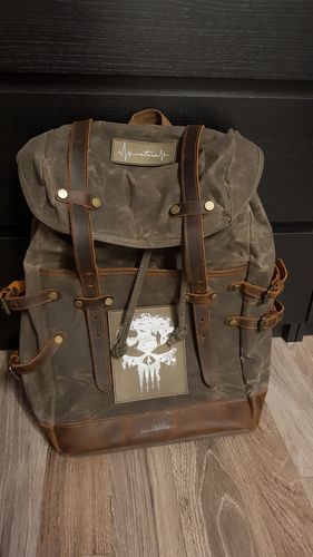 Customer photo review of BIG PATCH Nature Skull (olivgrau)