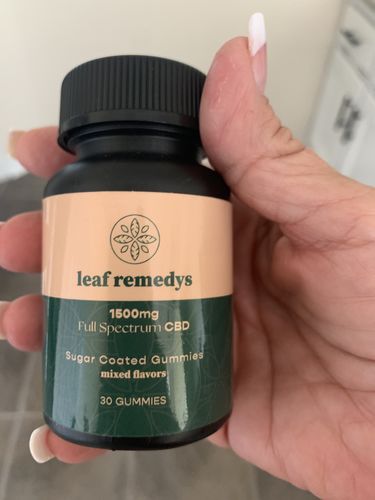Customer photo review of 1500mg CBD Gummies mixed flavors