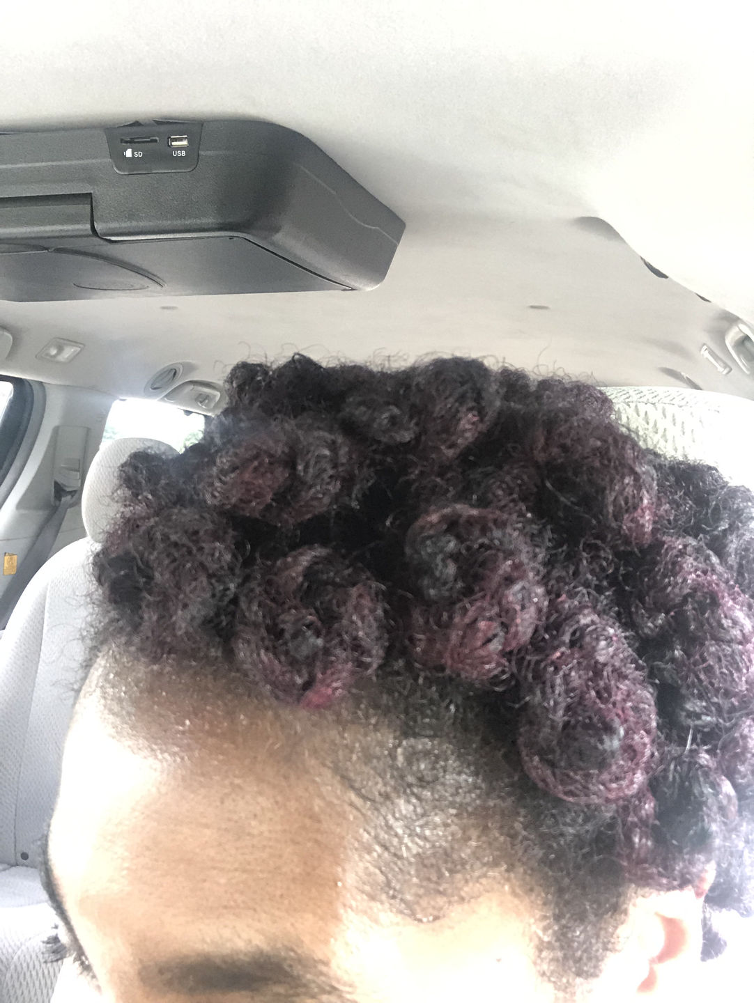 Customer photo review of Mutha Maroon - Mysteek Color Pop