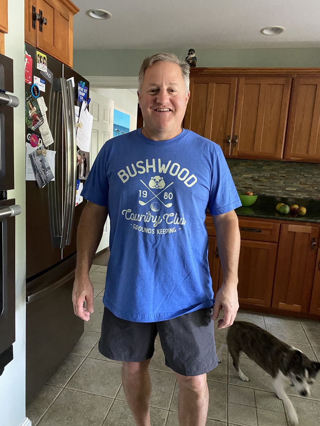 Customer photo review of Bushwood Men's/Unisex Super Soft Tee
