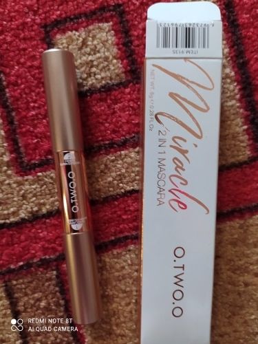 Customer photo review of O.TWO.O 2 IN 1 MIRACLE MASCARA
