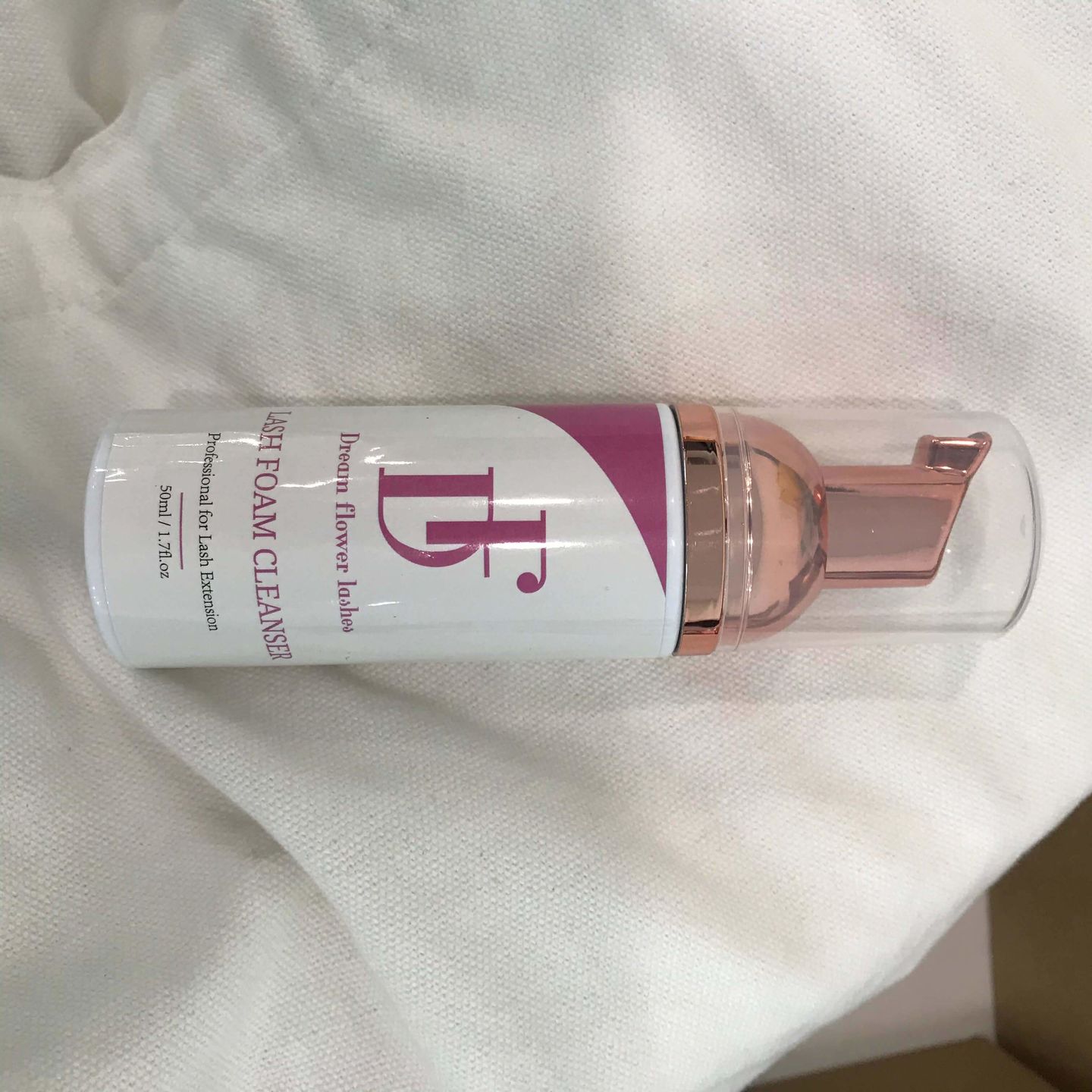 Customer photo review of Lash Foam Cleanser Lash Shampoo | Low Sensitive