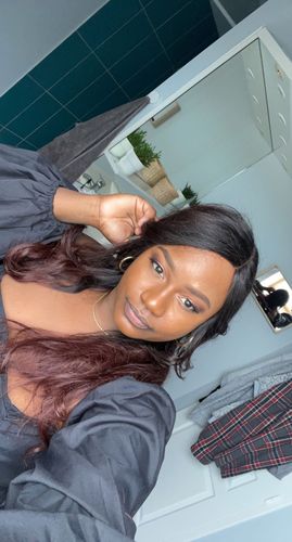Customer photo review of 3 Paquets de Tissage  Dégradé + Closure Straight