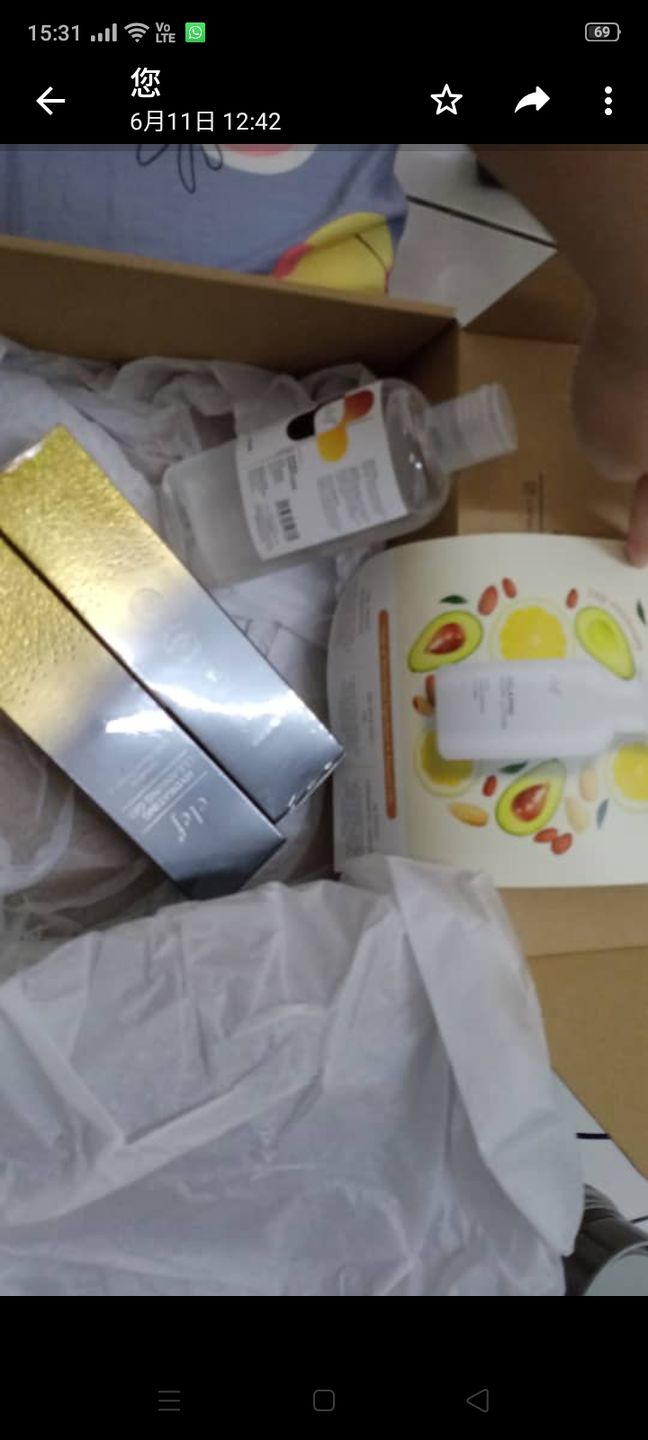 Customer photo review of Hydrating Cleansing Gel