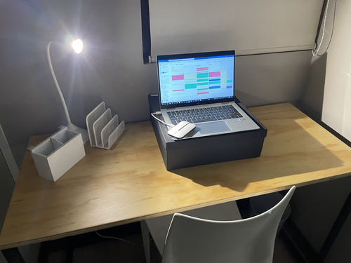 Customer photo review of Escritorio MIMA 120 x 50 Negro