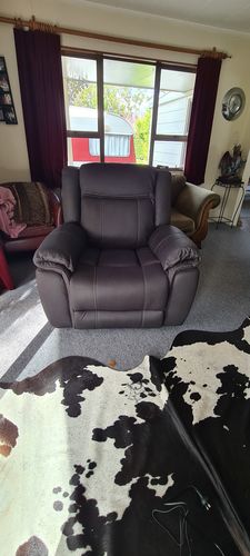 Customer photo review of Coastline Fabric Recliner 1/2/3 Seat-Rhino