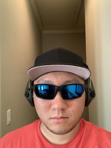 Customer photo review of Blank Snapback - Black