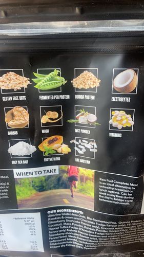 Customer photo review of Raw Fuel Meal Replacement