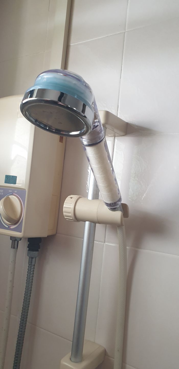Customer photo review of Bodyluv Vita Puresome Shower Head (compatible with vita pure filter)