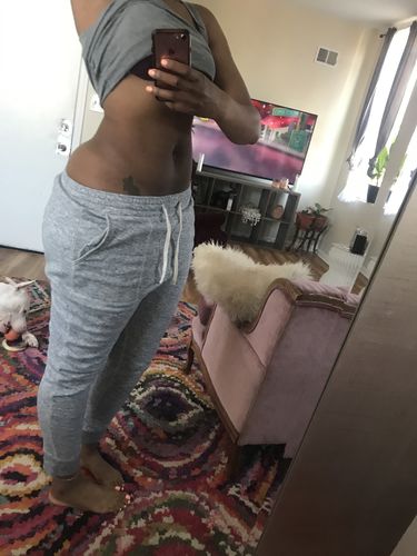 Customer photo review of Lux Latex Double Abdominal Belt