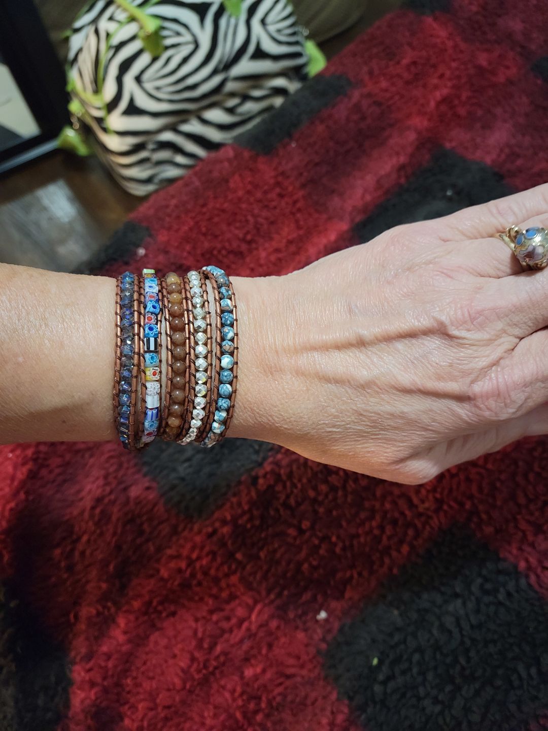 Customer photo review of Imperial Flower Protection Wrap Bracelet